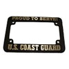 US COAST GUARD PROUD TO SERVE MOTORCYCLE LICENSE PLATE FRAME