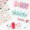 Christmas 3D Nail Stickers Stick-on Nail Stones Snowflake Santa / 크리스마스 3D 네일스티커 붙이는 네일스톤 눈꽃 산타