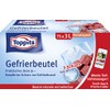 Toppits Gefrierbeutel Vorratspack, 3 Liter, 75 Stück, Standboden, Transparent