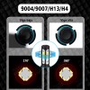 Kit De Faros Led Delanteros De 4 Lados H4 H13