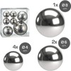 Cepewa Set of 7 Style Decorative Baubles in 3 Sizes