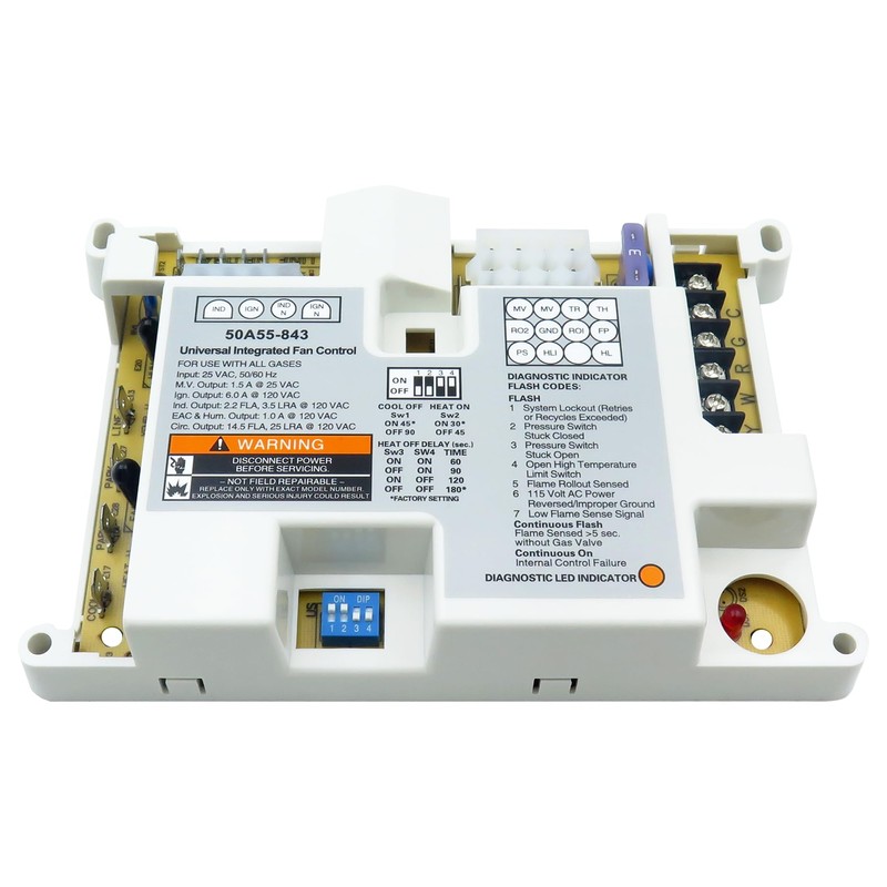 50A50-474 Furnace Control Circuit Board Replacement for White Rodgers