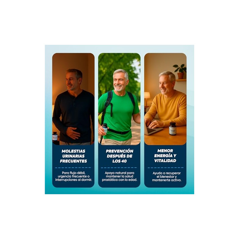 Health Hack Prostate Power Suplemento Avanzado Salud Próstata Fórmula Natural