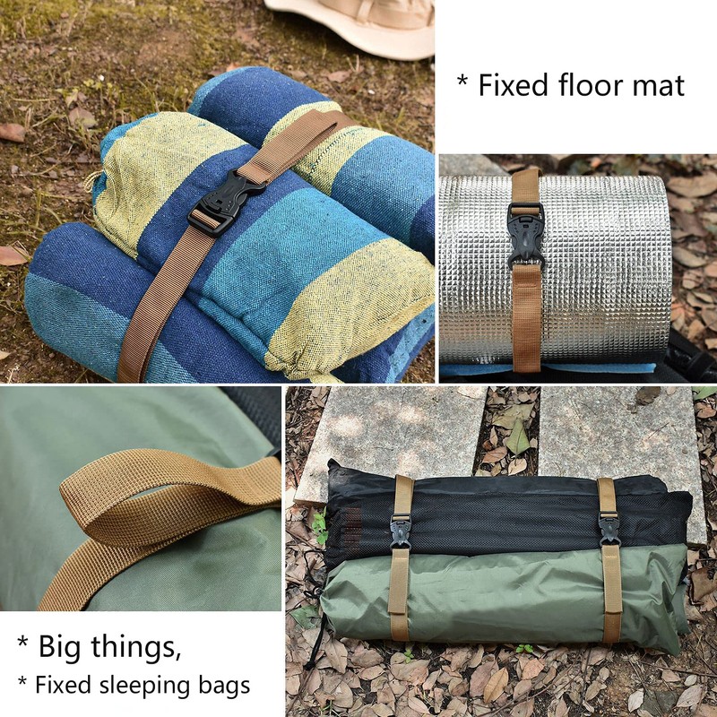 Alnicov Backpack Accessory Strap Luggage Straps Cover Strap Sleeping Bag