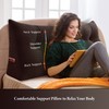 VERCART Large Headboard Pillow Wedge Bed Rest Reading Pillow Daybed