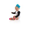 juDanzy Colorful Knee High Striped Socks with Grips for Babies
