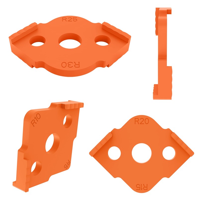 Radius Quick Jig,Router Jig,Radius Jig,Router Templates for Woodworking, ABS+High Hardness