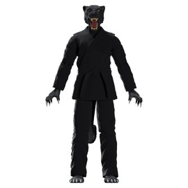 Icon Heroes Zoo Jitsu Fighters: Paulo The Panther (Black Gi) 6-Inch Action Figure