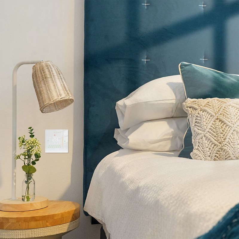 Smart Temperature Controller IP20 Protection PC ABS White Programmable Boiler