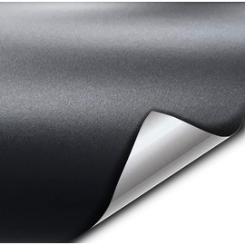 VViViD Charcoal Matte Metallic Air-Release Adhesive Vinyl Pinstripe Tape Roll (1 Inch x 20ft)