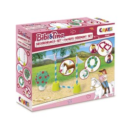 CRAZE BIBI &Tina Award Ceremony Horse Accessories, Children's Play Set for Horse Figures, Toy from 3 Years, Award Ceremony Set 30646, Large