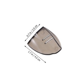 TEHAUX 3 Pairs Tpu Side Shields for Safety Glasses Flexible and Transparent Eyeglass Protection Lightweight and Durable Side Shades for Enhanced Eye Safety