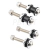 PBYMT Detachable Sissy Bar Backrest Docking Hardware Kit Compatible for
