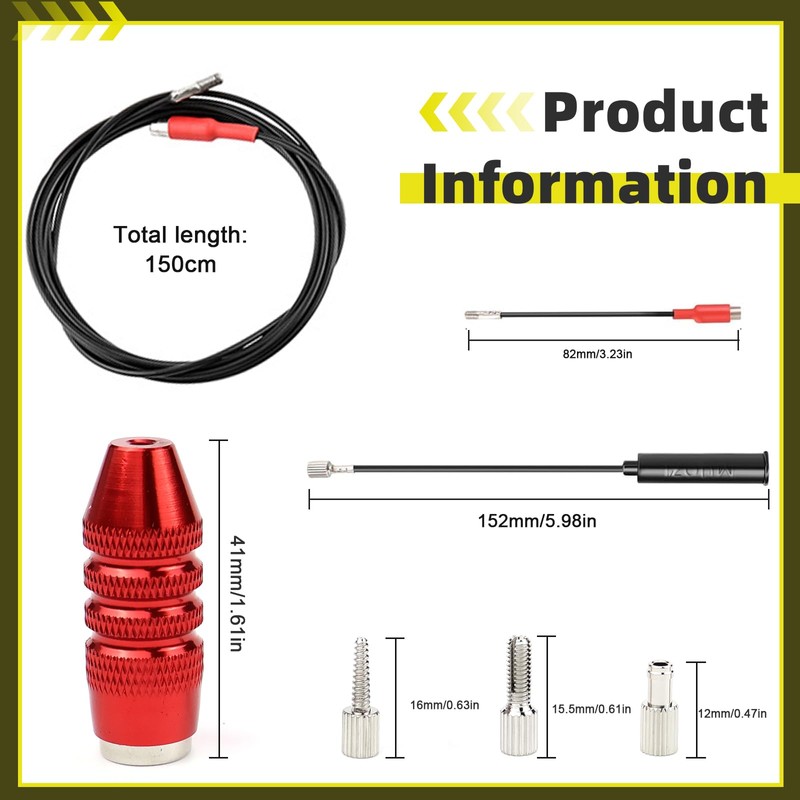 FSWWSF Bicycle Internal Cable Management Tool Cable Routing Kit for