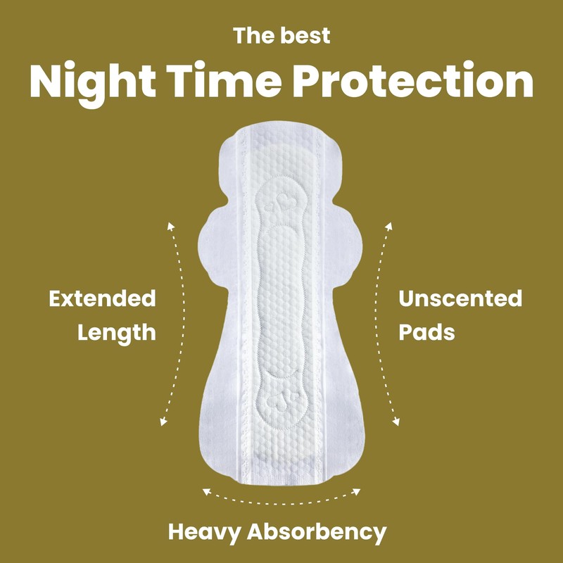 uNeat Ultra Thin Breathable Feminine Pads with Wings for Women,