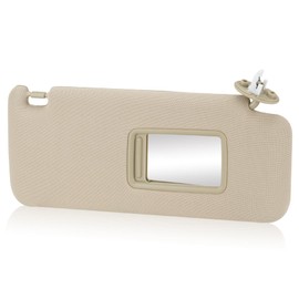 Beige Passenger Right Side Sun Visor Replacement Compatible with 2010-2023 Toyota 4RUNNER Replace 74310-35B00-E1