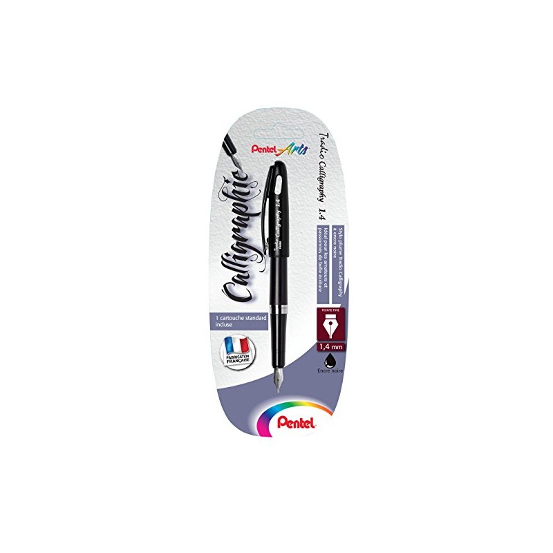 Pentel Tradio Calligraphy Pen Calligraphy Pen 1.4 mm Black