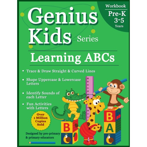Learning ABCs (Pre-K): Teaches Tracing, Strokes, Uppercase and Lowercase Letters