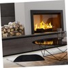 Gatuida Fireproof Half Fireplace Mat Stylish Floor Protector for Use