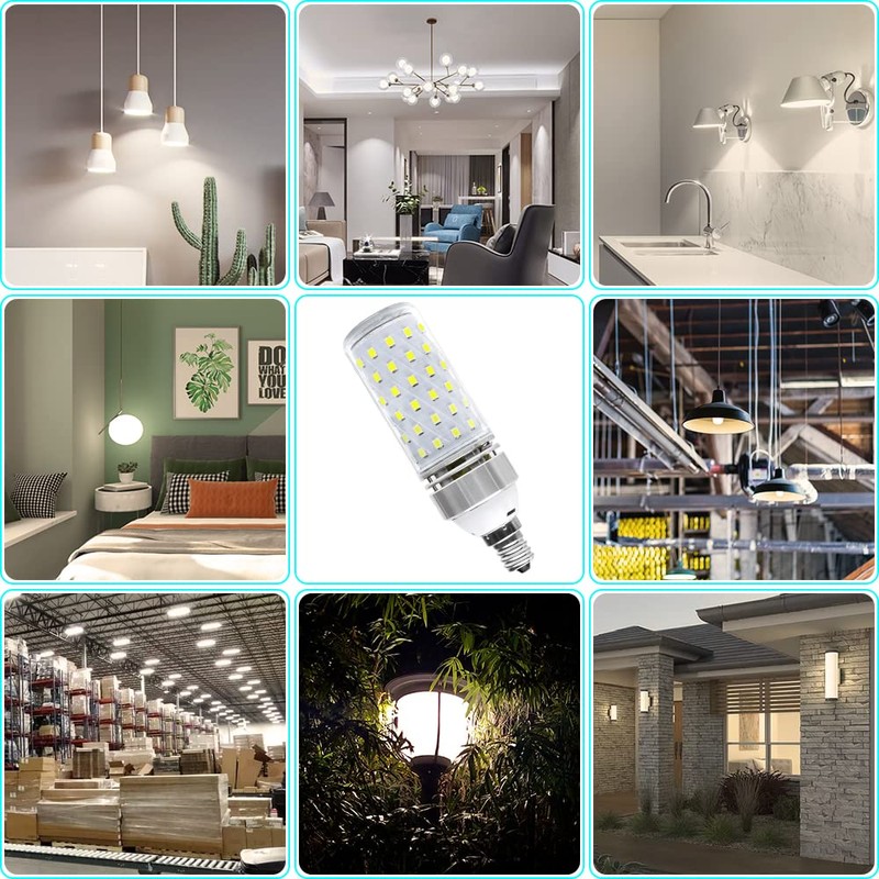 Super Bright E12 LED Bulb, 16W 1500LM Light Bulbs, Natural