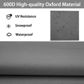 Replacement Swing Seat Cover, Garden Swing Chair Cover, Patio Swing Seat Replacement Covers, 600D Oxford Fabric, it for 2&3-seater Swing Chair (Grey/138 * 50 * 50cm)