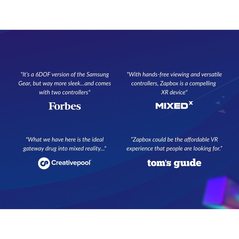 | Zapbox 4 | Next-gen iPhone VR Headset with 2