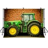 LYLYCTY 7x5ft Tractor Background Car Theme Photography Background Brick Wall