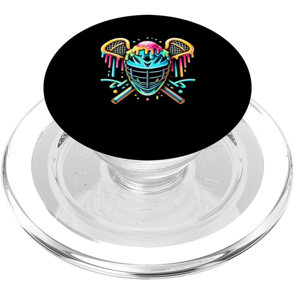 Lacrosse Drip Lax Helmet Ice Cream Sticks Sport Player Fan