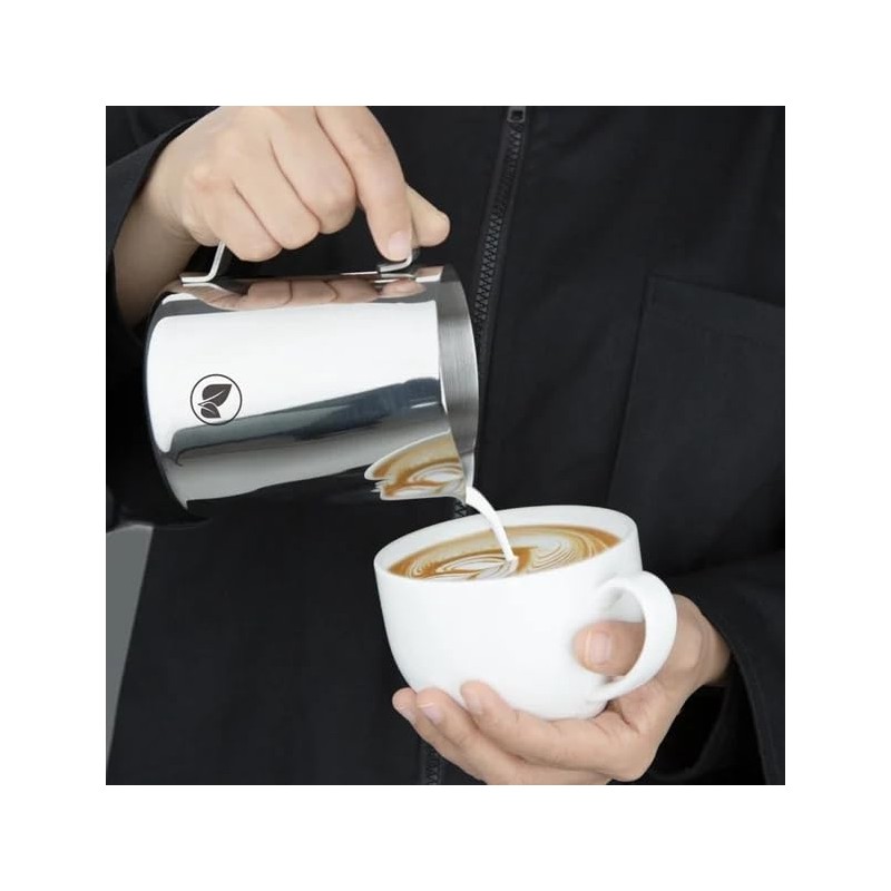 Olympia Olympia Vegan Milk Jug Stainless Steel - 570ml, Silver