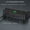 Docking Station for Steam Deck 6 in 1 RGB Lights