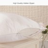 THXSILK 100% Mulberry Silk Pillowcase with Cotton Underside - King