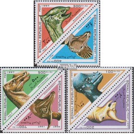 X5 Collection Somali Republic 1997 PA The Legalität This Ausg. is Athenian 1997 – 1997 Prähisto Amphibians/Reptiles/Dinosaur Animals (Stamps for Collectors)