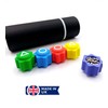 Traditional Korean Gonggi Game Set, 5 Colourful Stones with Storage