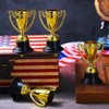 BTBHIHO 6PCS Mini Trophies Bulk for Kids, Premium Lightweight Plastic