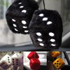 Dice Car Decorations | Square Car Pendant Plush Dice |