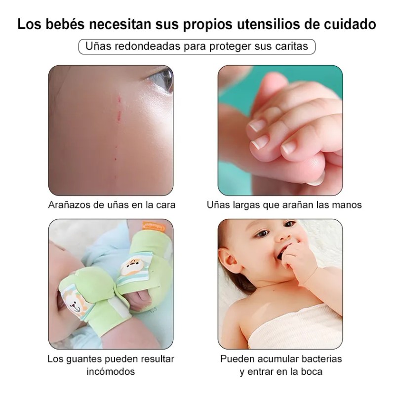 Set De Limas De Uñas Baby Electric Para Acortar Las