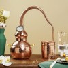 Pure Copper Alembic Still Kit para aceites esenciales e hidrosol
