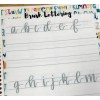 Handmade Lettering Handwriting Practice Dashboard for use with Erin Condren