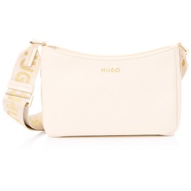 HUGO Women's Bel Sm W.l. Hobo, Open White