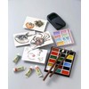 Nihonga Sumi-e Watercolor Paint Pan Set, 48 colors