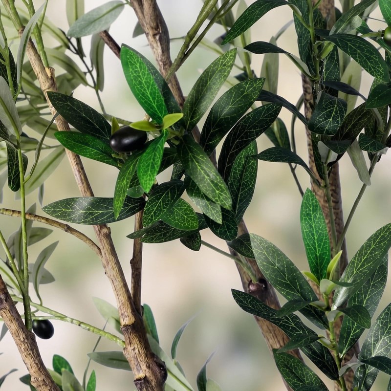 LYLYFAN Olive Tree Artificial Indoor 7FT Faux Olive Tree with