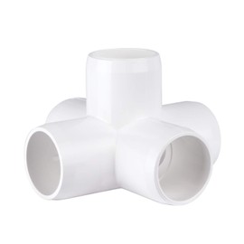 PVC- 5 way X -1½" (Furniture Grade White)