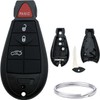 EJOAOJE Replacement for Dodge Key Fob Shell Cover Fits for Dodge RAM 1500 2500 3500 Grand Caravan Journey Durango Jeep Grand Cherokee Keyless Entry Key Fob Case (4-Button-B)