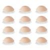 HuYiGGZ 6 Pairs Replacement Eyelids for Mannequin Head Removable Realistic