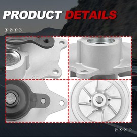 UNITHUB Engine Water Pump Automotive w/Gasket 1204230 42292 Compatible for Chrysler Grand Voyager Town Country Voyager Dodge Caravan Grand Caravan 3.3L 3.8L 2001-2008