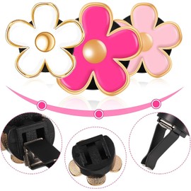 6 Pieces Cute Daisy Flower Air Vent Clip Air Conditioning Outlet Clip Car Decorations Car Accessories Interior Decor Charm for Women Girls