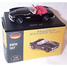 atlas editions classic sport cars collection B.M.W 507 Black car 1:43 scale diecast model