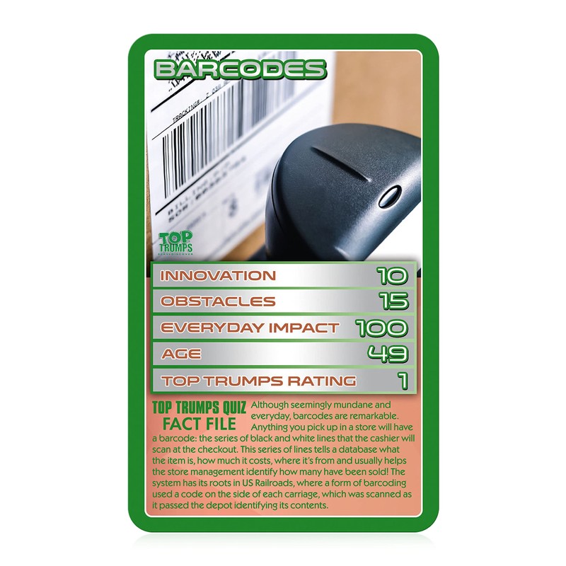 STEM: Terrific Technology Top Trumps Card Game