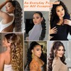 HILYBAE Ponytail Extension, Drawstring Ponytail for Black Women, 24Inch Long