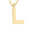 PAVOI 14K Yellow Gold Plated Initial Necklace | Letter Necklaces